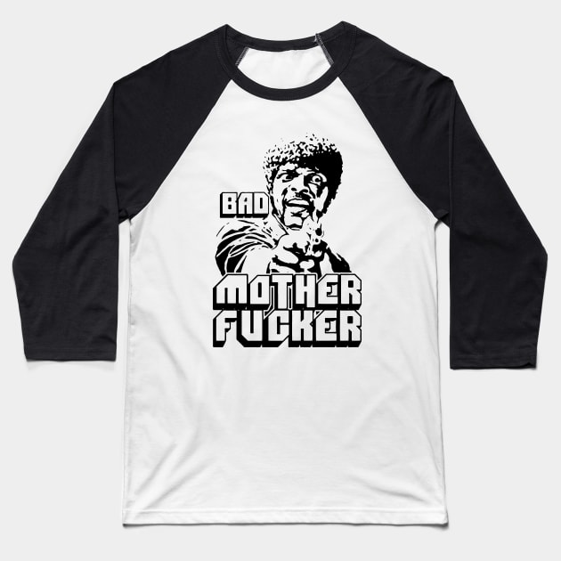 Pulp Fiction Bad Mother Fucker Baseball T-Shirt by CultureClashClothing